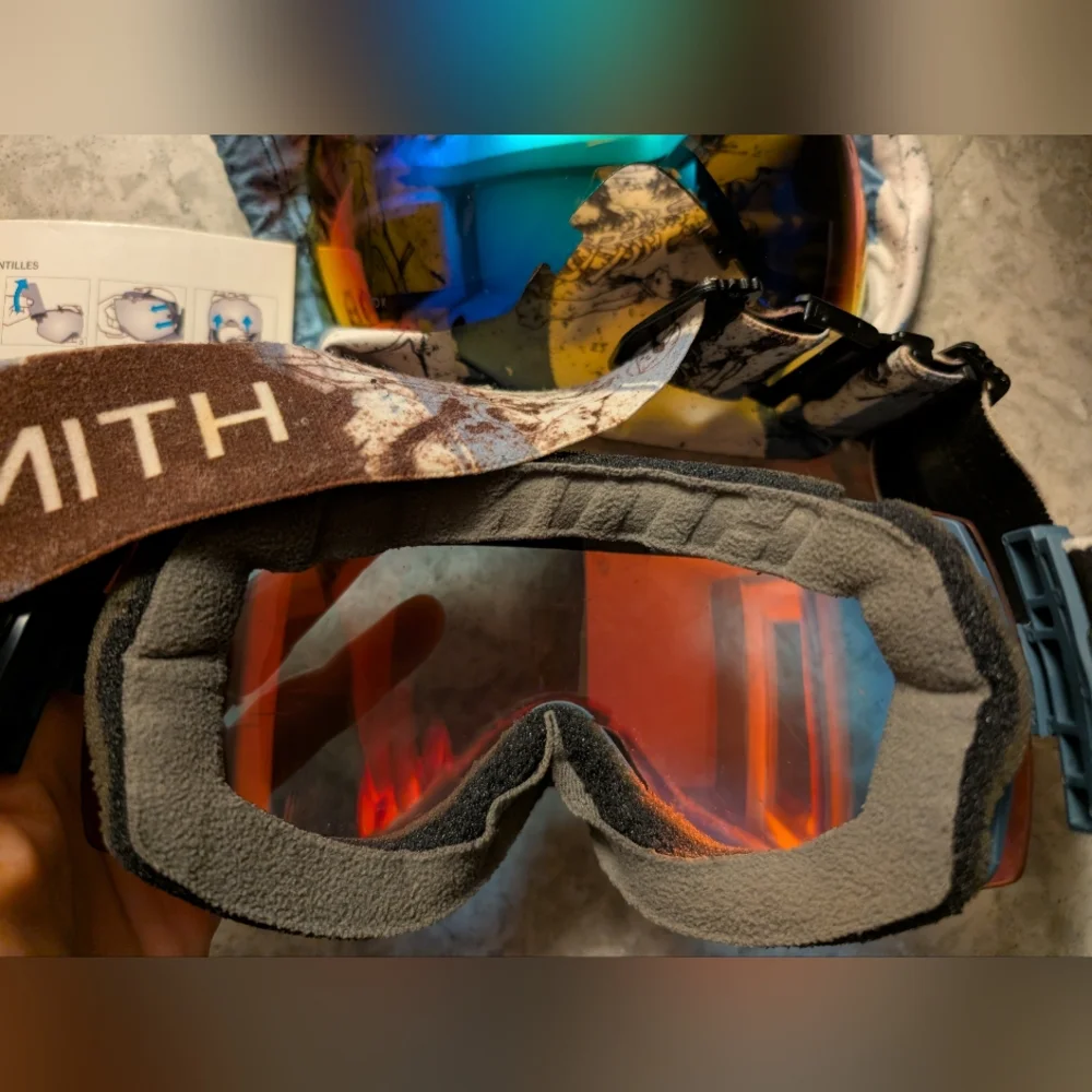 USED Smith I/O X Goggles With One Replacement Lens - Picture 2 of 4